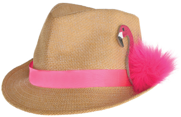 Party Hat Flamingo Fedora