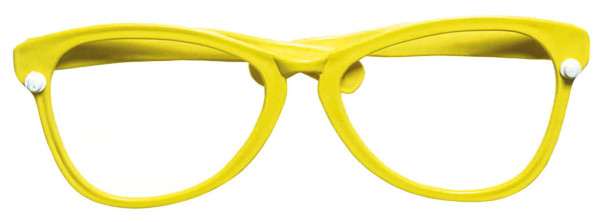 Okulary XXL gigantyczne w kolorze żółtym