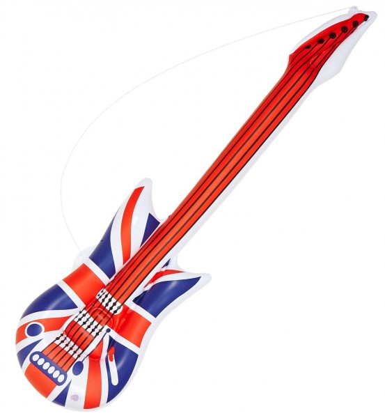 Aufblasbare U.K. Flag Gitarre 107cm