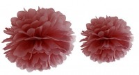 Vista previa: Pompon Romy rojo-marrón 35cm