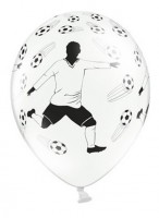 50 st fotbollsstjärna latexballonger 30cm