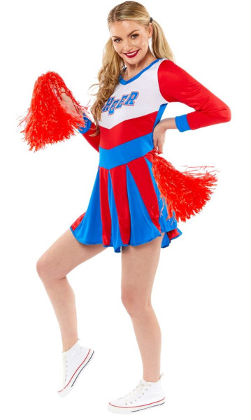 Cheerleader Penny dames kostuum