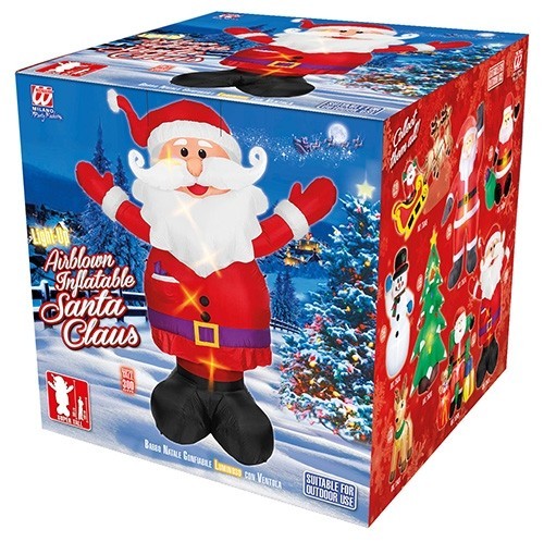 Inflatable LED Santa figure 3m 4