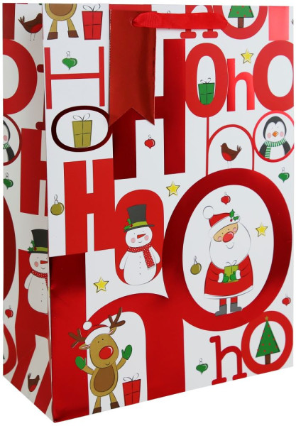 HoHoHo XL Geschenktüte 49 x 28cm
