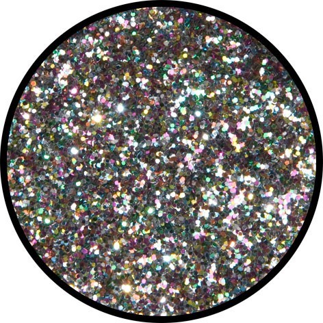 Colorful rainbow scatter glitter