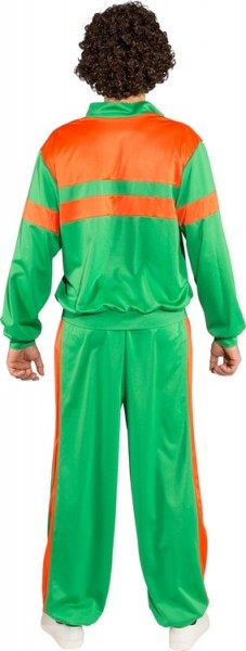 Pantalon de jogging rétro des années 80 en vert-orange 2