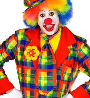 Anteprima: Cravatta da clown a quadri colorati
