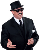 Widok: Okulary szefa mafii z wąsami
