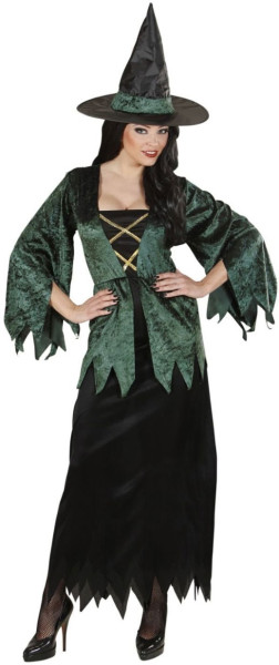 Costume de sorcière des marais d'Halloween