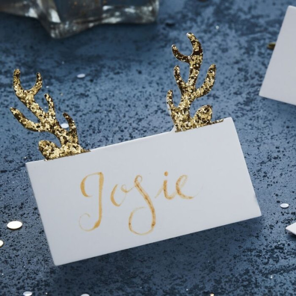 10 Sparkle on Christmas place cards