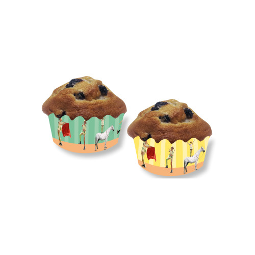 12 moldes para muffins de Pippi Calzaslargas