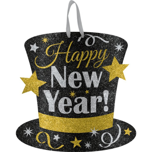 Sparkling New Year sign 29cm