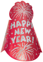 Happy New Year glittery party hat