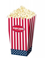 4 Popcorn Tüten USA Party