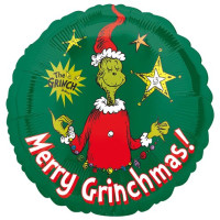 Preview: Merry Grinchmas foil balloon 46cm