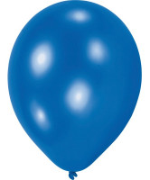 Sæt med 10 balloner blå 20,3cm