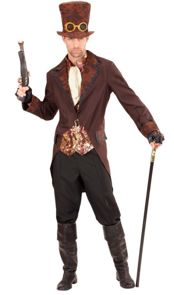Steampunk gangster costume for men