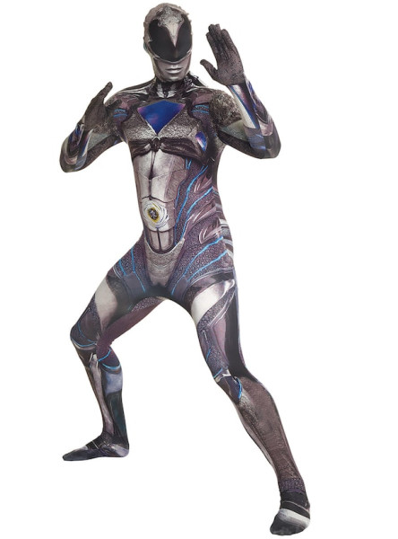 Svart Power Ranger Morphsuit Deluxe