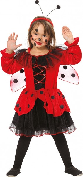 Dotted ladybug child costume
