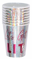 Preview: Lets get lit glitter paper cup 250ml