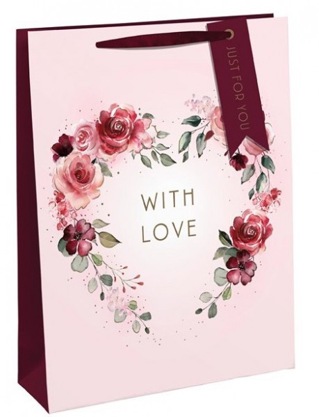 Bolsa de regalo Rosen With Love 21,5 x 25,3 cm