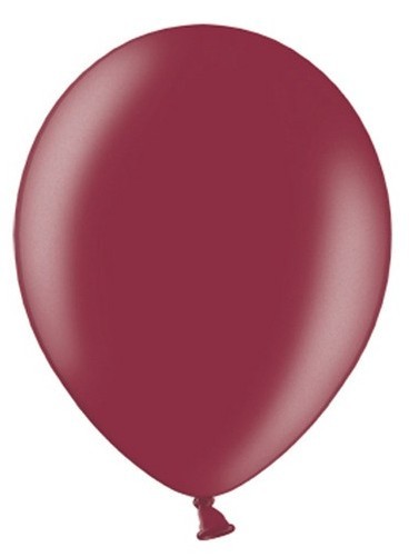 100 fejring af metalliske balloner rødbrune 29cm