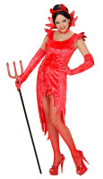 Oversigt: Lady Halloween Devil kostume
