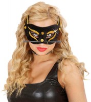 Preview: Gold cats eye mask