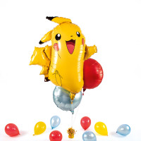 Vorschau: XL Heliumballon in der Box 3-teiliges Set Pikachu