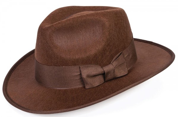 Sombrero de aventurero marrón