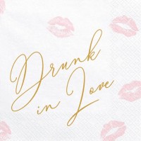 Vorschau: 20 Drunk in love Servietten 33cm