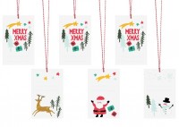 Preview: 6 Little Christmas gift tags