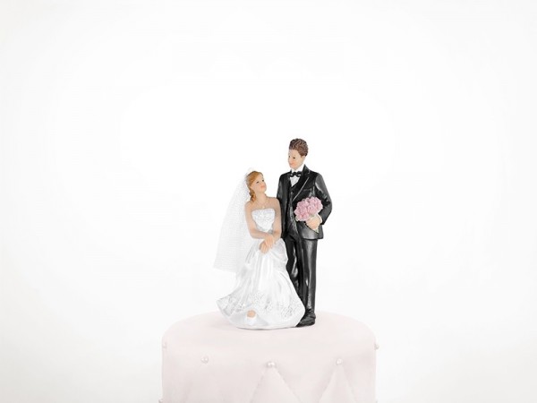 Figurina di torta Sposa seduta 13,5 cm 3