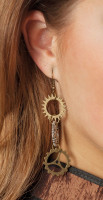 Steampunk gears earrings