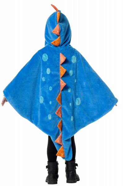 Kostium peleryna dla dzieci niebieski smok 3