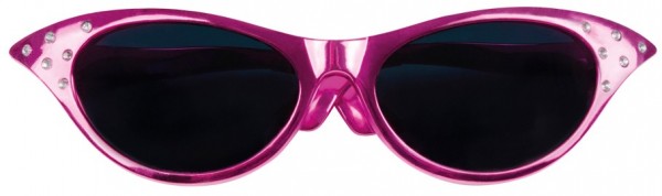 Różowe okulary imprezowe XXL dla kobiet 2