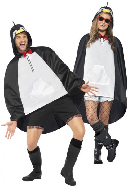 Penguin Party Rain Cover Poncho