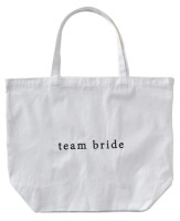 Preview: White Team Bride tote bag 55cm x 71cm