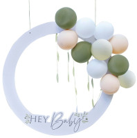 Vorschau: Hey Baby Fotorahmen mit Ballons