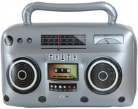 Uppblåsbar kassettspelare 80-talsradio