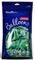 Vorschau: 50 Partystar metallic Ballons aquamarin 30cm