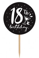 Preview: 6 My 18th Birthday skewers 9.2cm
