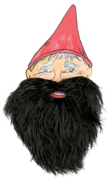 Voluminous dwarf beard in 4 colors 3