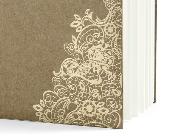 Guest book Golden Boho Patterns 21 x 19.7cm 2