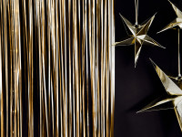 Lametta-Vorhang gold 2,5m x 90cm