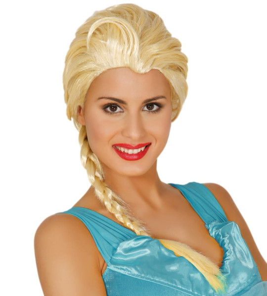 Ice princess wig for women blond