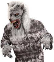 Voorvertoning: Weerwolf kostuumaccessoires - masker en handschoenen