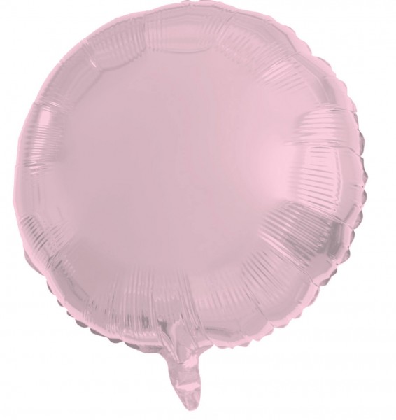 Rosa Folienballon Crystal 45cm