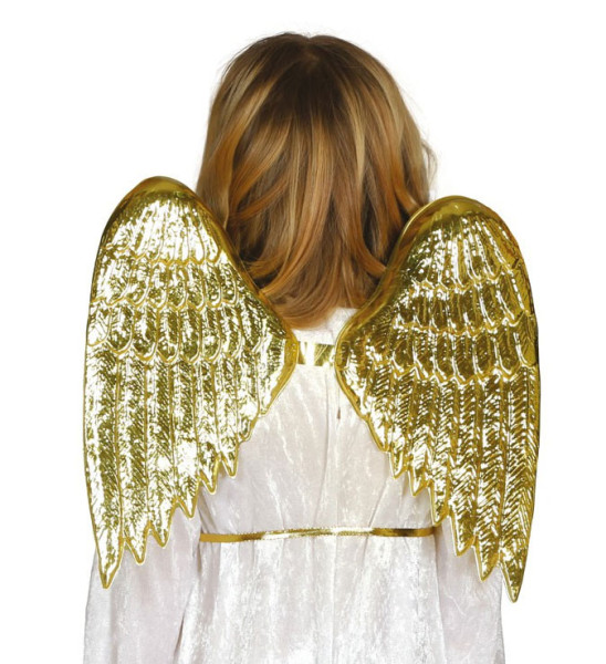 Goldene Engelsflügel für Kinder 40cm 35cm
