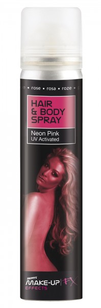 UV Haar- Und Körperspray Neon Pink 75ml